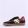 Another Trend Iconic II Gumsole Trainer - Black Leopard Pink